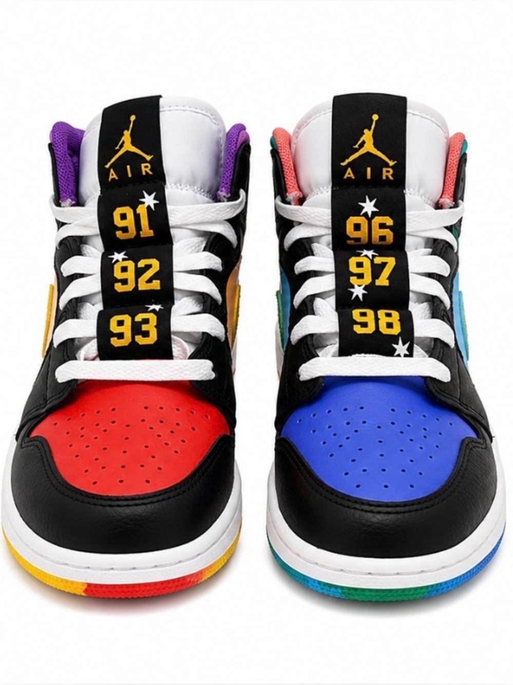 Air Jordan 1 Mid SE GS 5.5Y FD1317-007 Multi Color